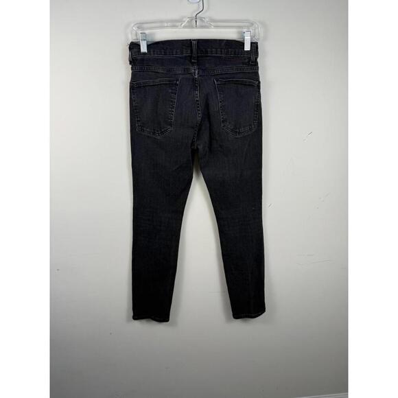 Marine Layer Jeans 33x39 Black Slim 5 Pocket Stretch - Picture 2 of 5